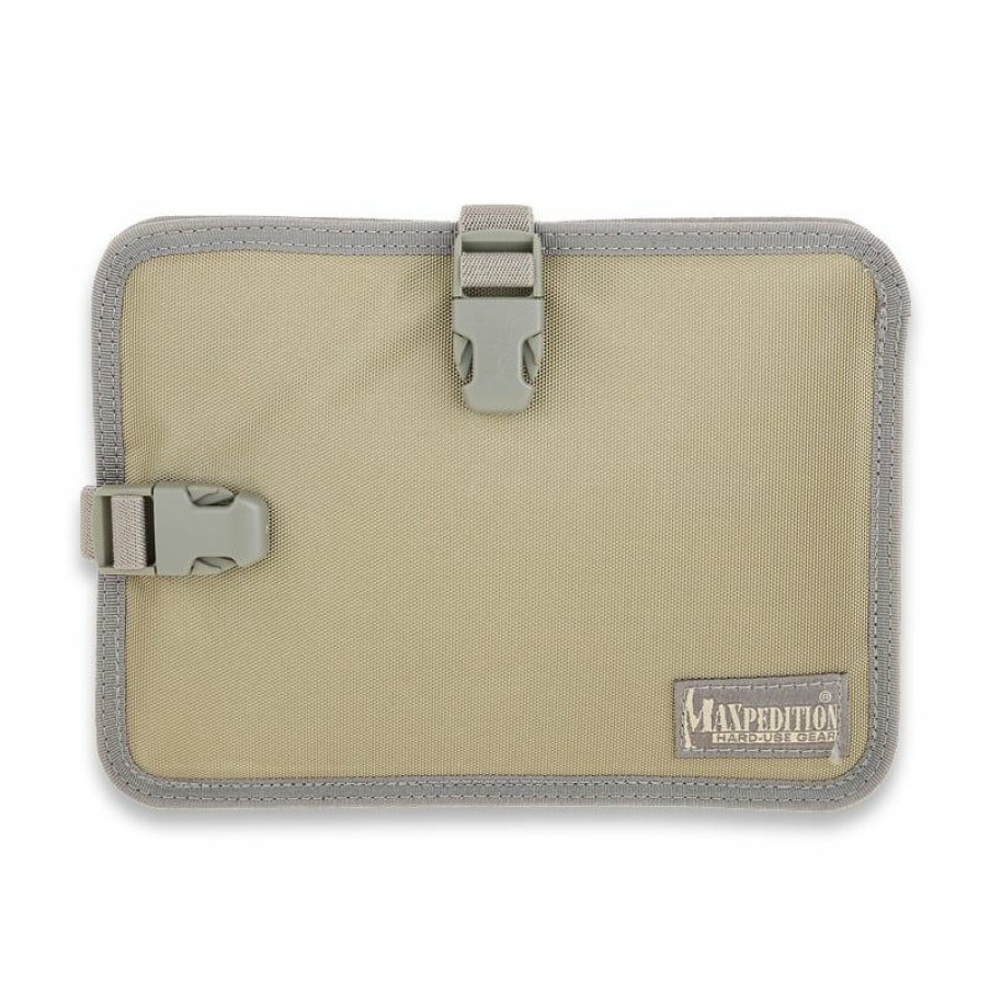 Waistpacks & Pouches & Wallets * | Sells Cheap Maxpedition Hook & Loop Mini Tablet Holder, Khaki-Foliage Pt1019Kf