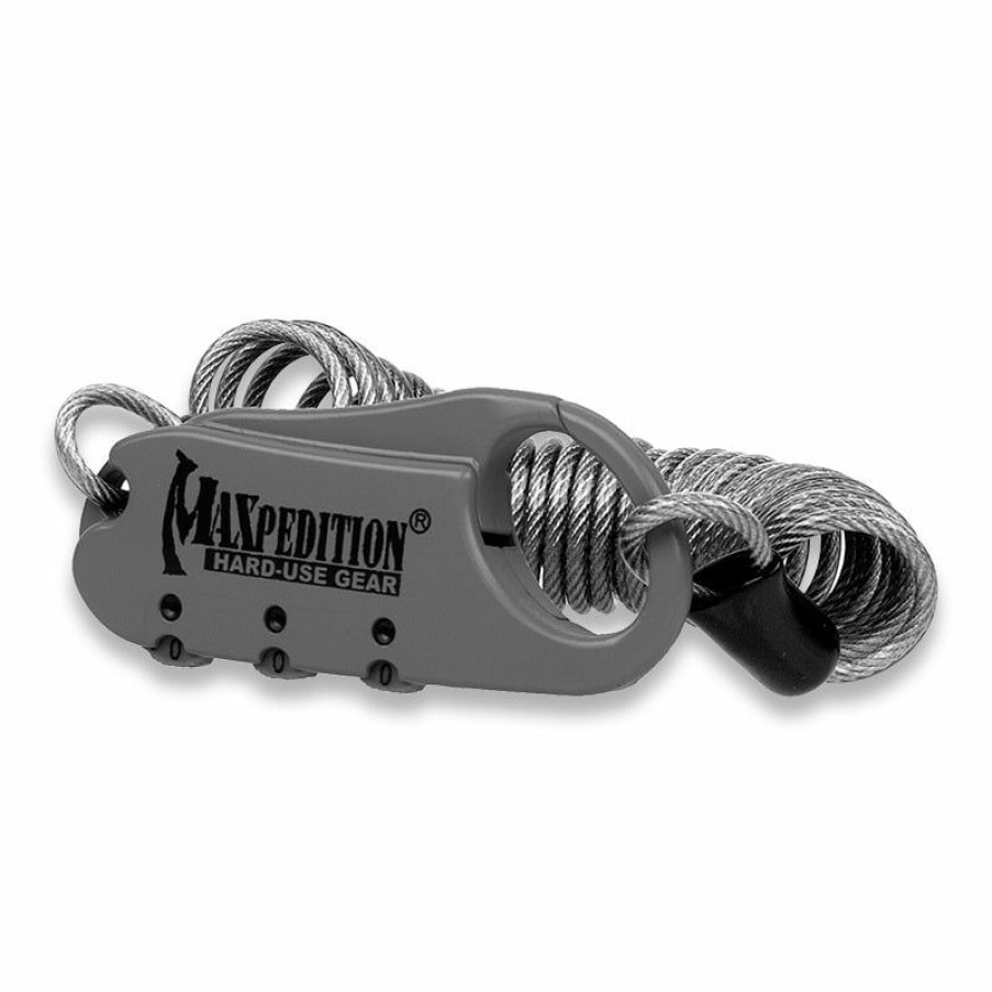 Accessories * | Exclusive Design Maxpedition Steel Cable Lock Cabloc